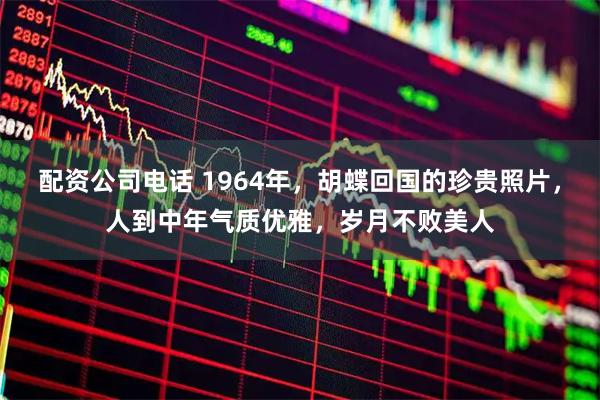 配资公司电话 1964年，胡蝶回国的珍贵照片，人到中年气质优雅，岁月不败美人